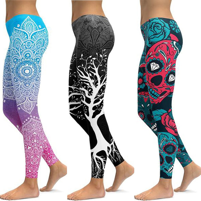 Print Yoga Pants