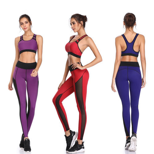 Women Yoga Pants Mesh